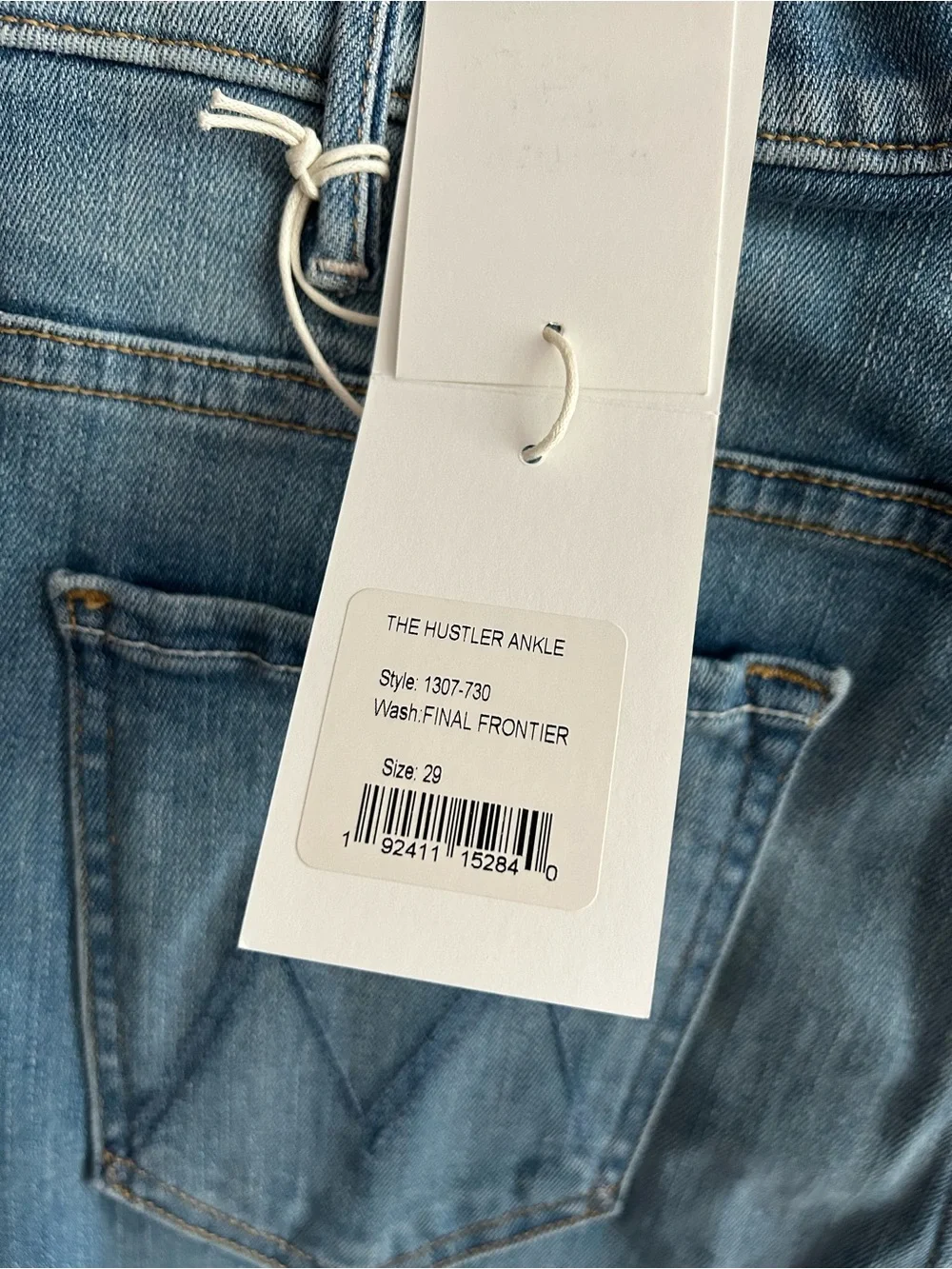 Mother The Hustler Ankle Straight Leg Jeans Size 29 - Picture 4 of 7